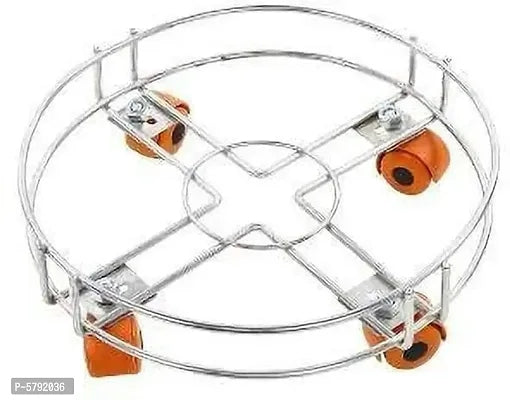 Stainless Steel Gas Cylinder Trolley With Wheels
