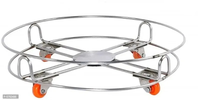 Stainless Steel Gas Cylinder Trolley With Wheels