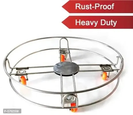 Stainless Steel Gas Cylinder Trolley With Wheels