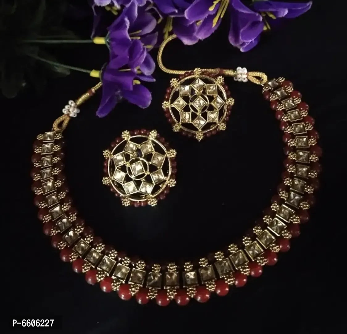 KUNDAN CHOKER NECKLACE SET