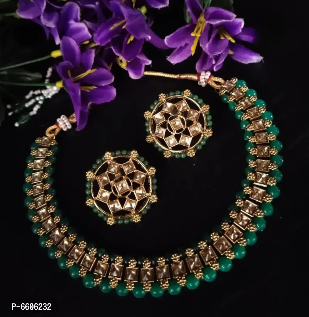 KUNDAN CHOKER NECKLACE SET