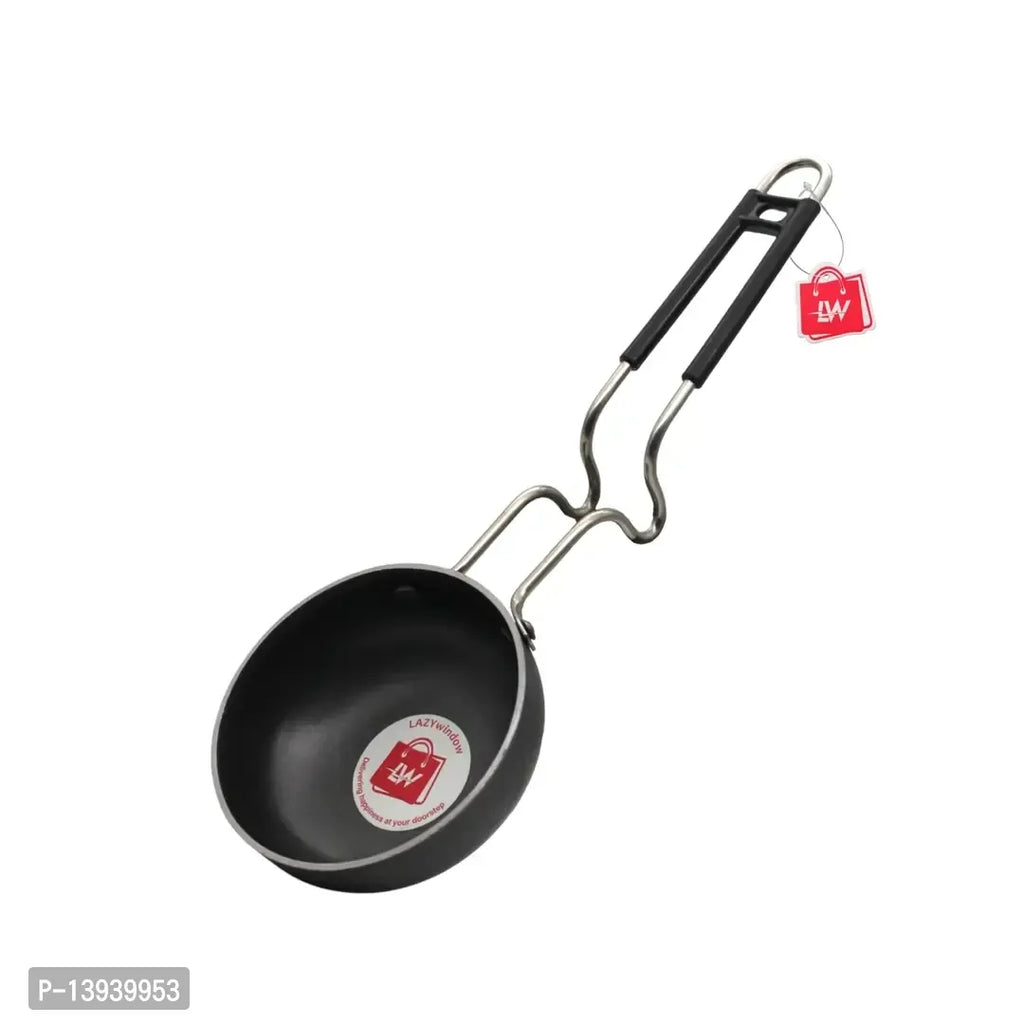 Premium Iron Tadka Pan/Fry Pan – Stainless Steel Handle for Essential Kitchen Cooking