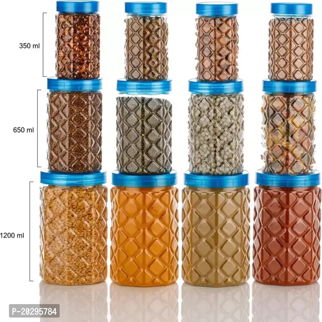 Kitchen Jars and Containers (Pack of 12)