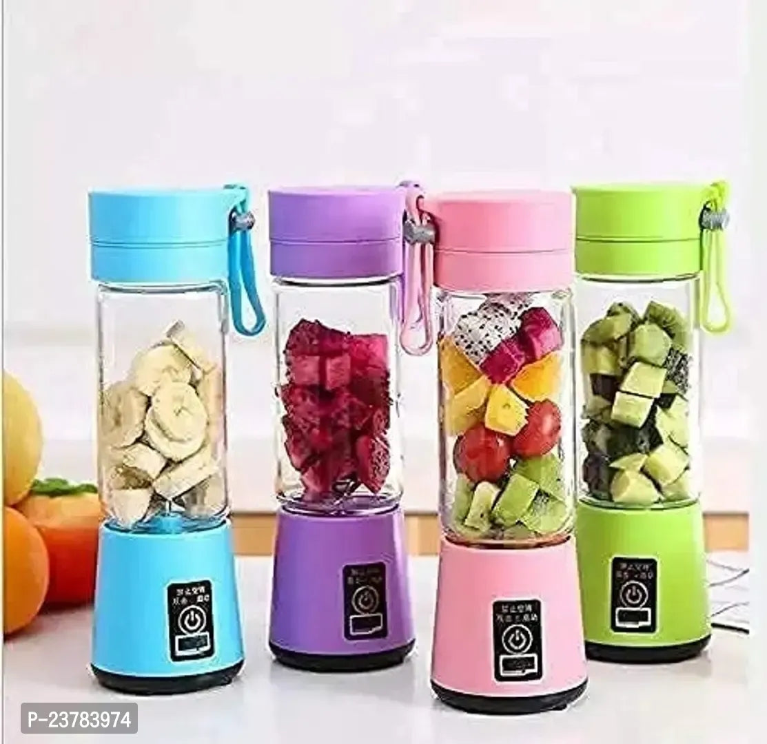 Hand Blenders juicer, cleaning brush Mini Blender Fruit Mixer Machine Portable Electric Juicer grinder Cup 380ML Personal Blender USB Rechargeable Fruit Blender Mixer for Home Office Outdoor multicolor