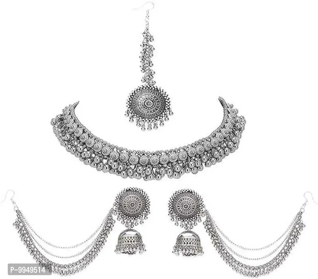 Elegant Alloy Jewellery Set For Women and Girls