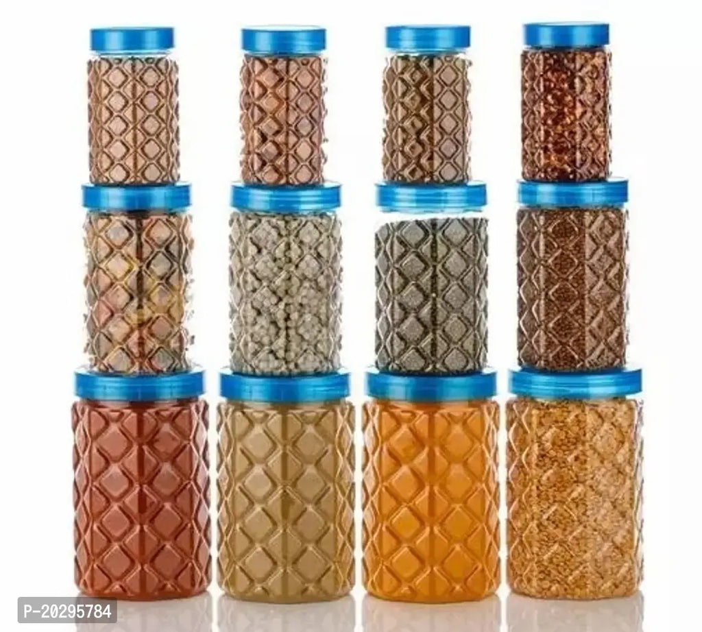 Kitchen Jars and Containers (Pack of 12)