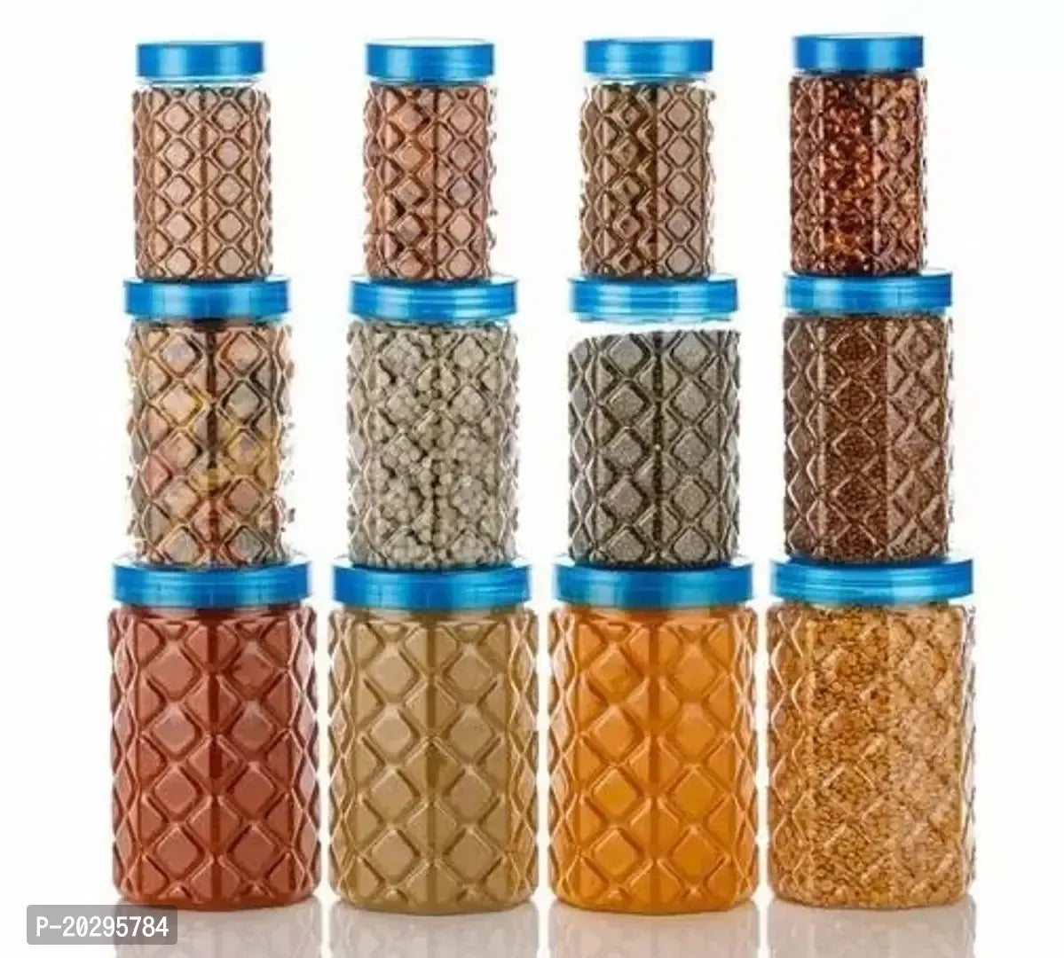 Kitchen Jars and Containers (Pack of 12)