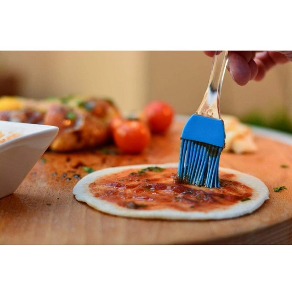 Pack Of 10_Silicone Oil Brush – Heat Resistant Cooking And Baking Basting Brush (Color: Assorted )