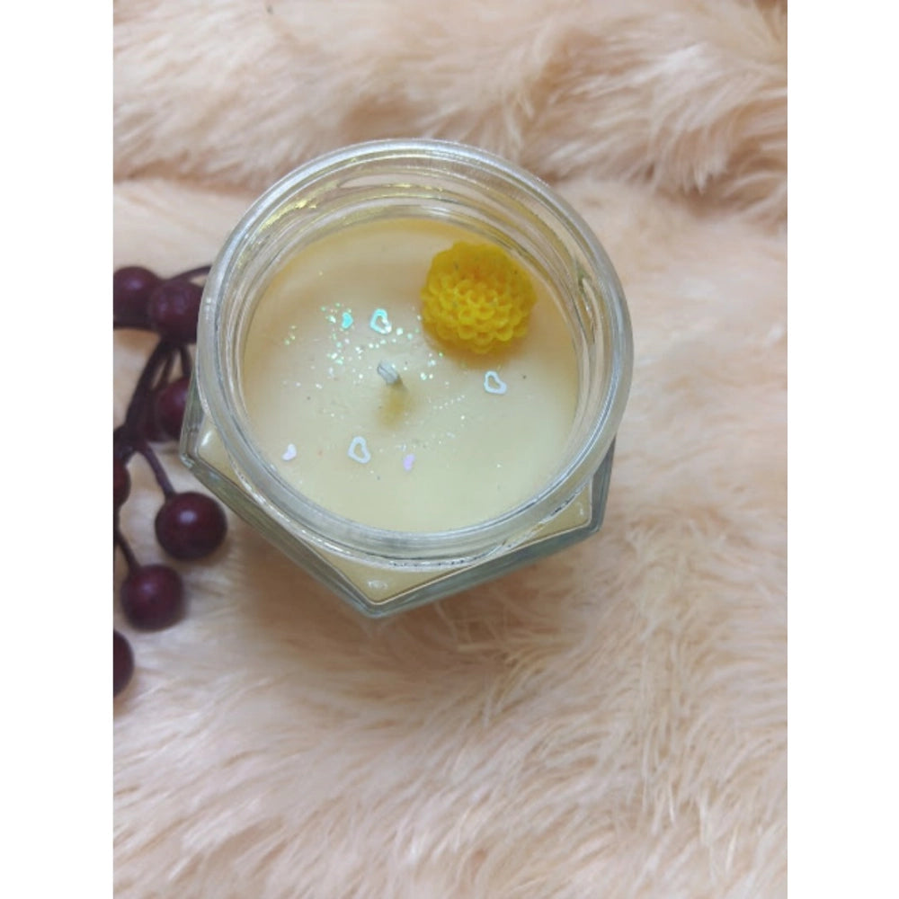 Pack Of_2 Soy Wax And Bees Wax Blend Candles Liquid Volume 80