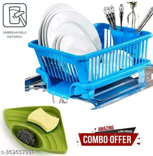 Plastic Dish Drainer With Sink Corner