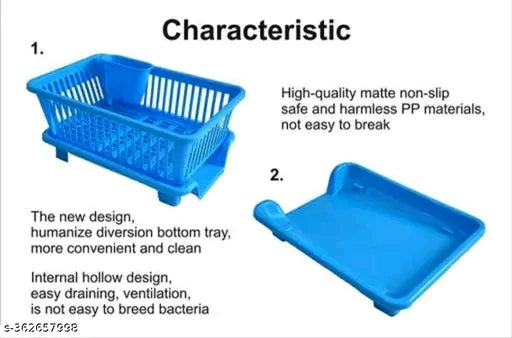 Plastic Dish Drainer With Sink Corner