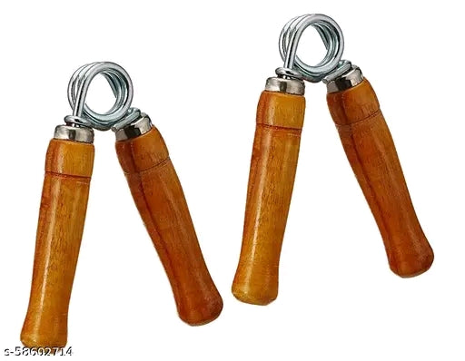 2 pcs Wood Handle Hand grip for Hand Exercises