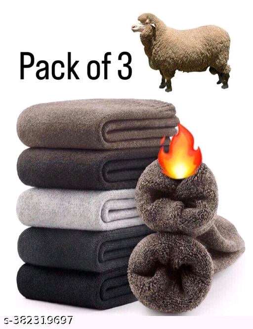 Woolen Casual Modern Socks for Men and Women
